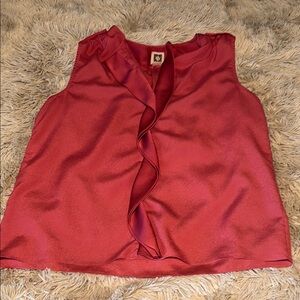 Elegant Sleeveless Pink Top